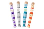 Trælegetøj - Classic World Wooden Flute with Stripes - 40538