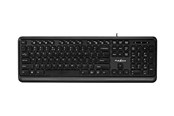 Tastatur - Nedis - keyboard - QWERTY - US International - black - Tastatur - Universal - Sort - KBMU200BKUS