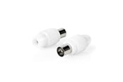 Antennekabel/stik - Nedis CSGB40903WT coaxial connector - CSGB40903WT