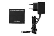 Skærm & Lyd switch - Nedis VSPL3472AT - video/audio splitter - 2 ports - VSPL3472AT