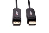 Skærmkabel - Lindy Fibre Optic Hybrid DisplayPort 2.0 Cable - 50m - 38525