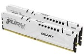 RAM - Kingston FURY Beast DDR5-6000 - 32GB - CL36 - Dual Channel (2 pcs) - AMD EXPO - Hvid - KF560C36BWE2K2-32