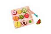 Trælegetøj - Classic World Wooden Cutting Fruit 20pcs. - 5012