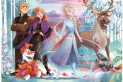 Puslespil - Clementoni Jigsaw Puzzle Super Color Maxi Frozen II 24 pcs. Floor - 28513