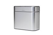 Affaldssortering - Simplehuman 4L kompostspand, børstet rustfrit stål - CW1645