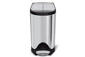 Affaldssortering - Simplehuman 10L sommerfugle pedalspand, børstet rustfrit stål - CW1899