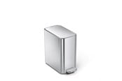 Affaldssortering - Simplehuman 5L slank pedalspand, børstet rustfrit stål - CW2096