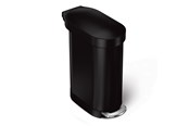Affaldssortering - Simplehuman 45L slank pedalspand, sort - CW2098