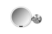 Makeupspejl - Simplehuman fastmonteret vægmonteret sensor spejl, børstet rustfrit stål - ST3003