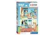 Puslespil - Clementoni Jigsaw Puzzle Super Color Bluey 2x20pcs. Floor - 24807