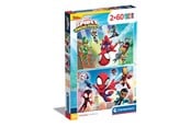 Puslespil - Clementoni Jigsaw Puzzle Super Color Spidey and His Amazing Friends 2x60pcs. Floor - 21625