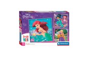 Puslespil - Clementoni Jigsaw Puzzle Super Color Square Disney Princess 3x48pcs. Floor - 25304