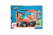 Puslespil - Clementoni Jigsaw Puzzle Super Color Hot Wheels 104pcs. Floor - 25776