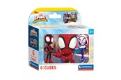 Puslespil - Clementoni Block Puzzle Spidey and His Amazing Friends 6pcs. Blok - 40661