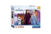 Puslespil - Clementoni Block Puzzle Frozen 12pcs. Blok - 41192