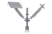 Skærmholder - Eaton Series Full-Motion Desktop Clamp for Laptop and 17" to 32" Monitor Aluminum TAA - DDR1732NBMTAA