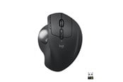 Mus - Logitech MX Ergo S - Ergonomisk mus - Optisk - 8 knapper - Sort - 910-007260