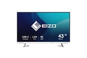 Skærm - 42" EIZO FlexScan EV4340X-WT - 3840x2160 (4K - IPS - 94W USB-C - EV4340X-WT