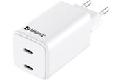 Mobil - Adaptere & Opladere - Sandberg 2-Port USB-C AC Charger - 441-56