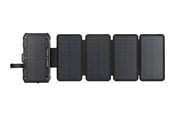 Powerbank - Sandberg Solar 5-Panel Powerbank 10000 Powerbank - Sort - 10000 mAh - 421-05