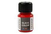 Kreativt Legetøj - Creativ Company Glass Color Transparent Paint - Red 30ml - 31673