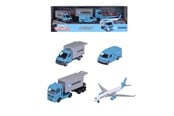 Legetøjsbil - Majorette Maersk 4-Pack Gaveæske - 212057290Y06