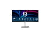 Skærm - 34" Philips 34B2U5600C - 3440x1440 (UWQHD) - 120Hz - VA - 96W USB-C - KVM switch - 34B2U5600C/00