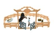 Figur - Mojo Horse World Western Ranch Corral - MJ-380064