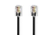 Telefonkabel - Nedis TCGB90100BK20 telephone cable - TCGB90100BK20