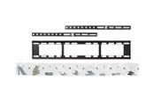 Vægbeslag, AV-Beslag & AV-Møbler - Nedis TVWM1051BK mounting kit - fixed - for TV - black - Maks 35 kg - Maks størrelse 70" - TVWM1051BK