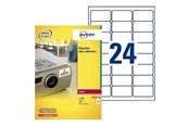 Papir, Fotopapir og Etiketter - Avery TripleBond Labels L6141 - labels - 480 label(s) - 33.9 x 63.5 mm - L6141-20