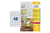 Papir, Fotopapir og Etiketter - Avery Zweckform - labels - matte - 960 label(s) - 30 mm round - L4716REV-20