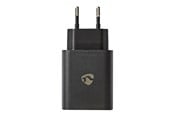 Mobil - Adaptere & Opladere - Nedis power adapter - 24 pin USB-C - 30 Watt - WCQC402ABK