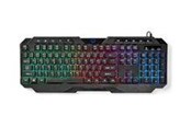Tastatur - Nedis - keyboard - QWERTY - US - black Input Device - Gaming Tastatur - Amerikansk engelsk - Sort - GKBD110BKUS