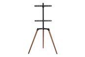 Vægbeslag, AV-Beslag & AV-Møbler - Nedis TVSM7060BK stand - tripod - for LCD TV - black beech - Maks 35 kg - Maks størrelse 65" - TVSM7060BK