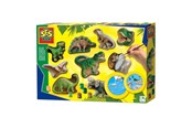Kreativt Legetøj - SES Creative Plaster Casting and Painting - Dino World - 01403