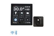 Smart Home - Shelly Wall Display Black + BLU H&T Black - WiFi touch skærm - Shelly_WallD_BLU_HT_Black