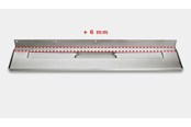 Afløb - Unidrain Afløbsarmatur 1004, 1000 mm, Bagflange – Ekstra dyb + 6 mm - 1004.1001