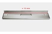 Afløb - Unidrain Afløbsarmatur 1004, 700 mm, Bagflange – Ekstra dyb + 12 mm - 1004.0703