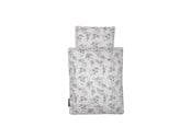 Dukke, bamse og udstyr - Smallstuff Doll Bedding Flower Garden Grey - 73033-4