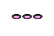 Smart Home - Philips Hue Slim indbygningsspot 90 mm - 3 pak - 929003712202