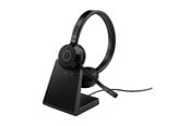 Hovedtelefoner/headset - Jabra Evolve 65 TE - USB-A UC Stereo (Included Stand) - 6699-833-499