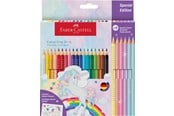 Skrive- og Tegneværktøjer - Faber-Castell Grip Unicorn 18 + 6 Sparkle - 201543