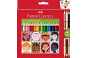 Skrive- og Tegneværktøjer - Faber-Castell Children of the World Triangular 24+3 - 511515