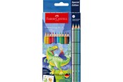 Skrive- og Tegneværktøjer - Faber-Castell Grip 2001 akvarel Dino 10+3 metallic - 201545