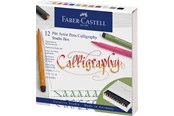 Skrive- og Tegneværktøjer - Faber-Castell Pitt artist pen Calligraphy Studiebox 12 - 167512