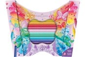 Skrive- og Tegneværktøjer - Faber-Castell Sparkle tinæske Sommerfugl 20 farveblyanter - 201971