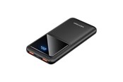 Powerbank - Vention Powerbank FHKB0 10000mAh Micro-USB USB-C 2xUSB-A 22.5W (black) Powerbank - Sort - 10000 mAh - FHKB0
