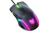 Mus - ONIKUMA CW905 Wired - Gaming Mus - Optisk - 7 knapper - Sort med RGB lys - CW905B