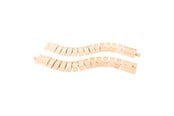Trælegetøj - Bigjigs Wooden Rails - Flexible 2 pcs. - BJT164